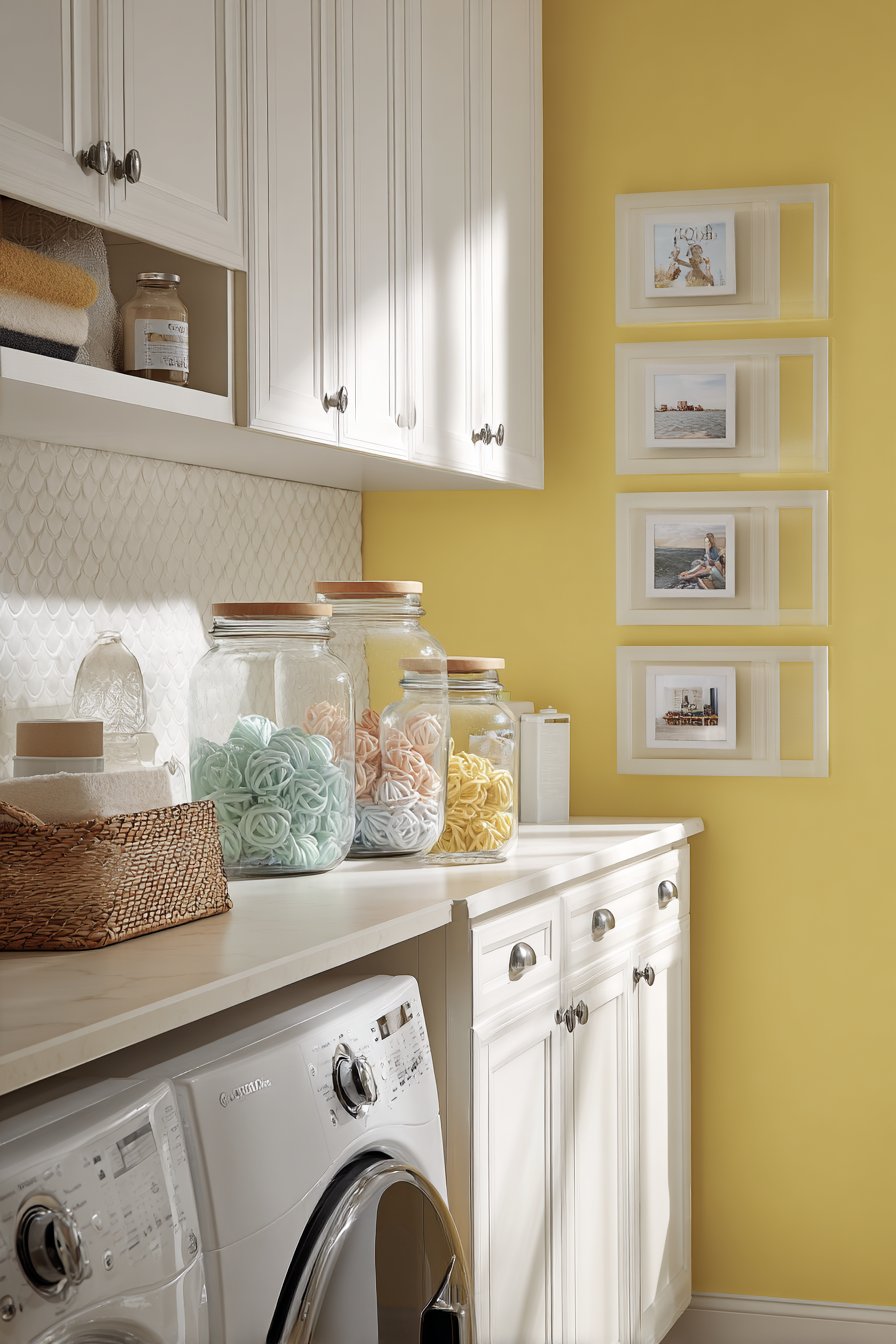 Bright Yellow Cheerfulness with Penny Tile