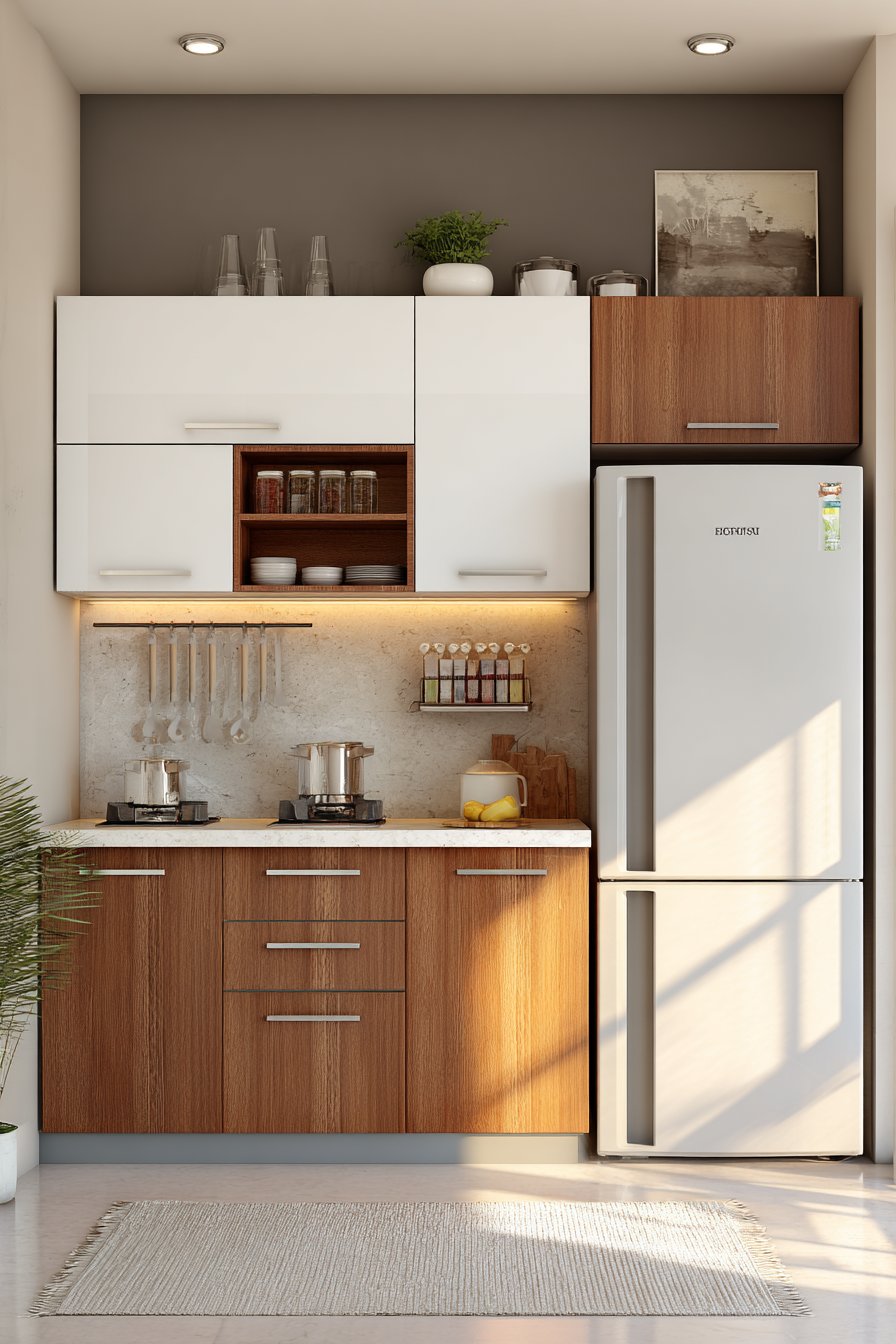 Warm Walnut and White Balance