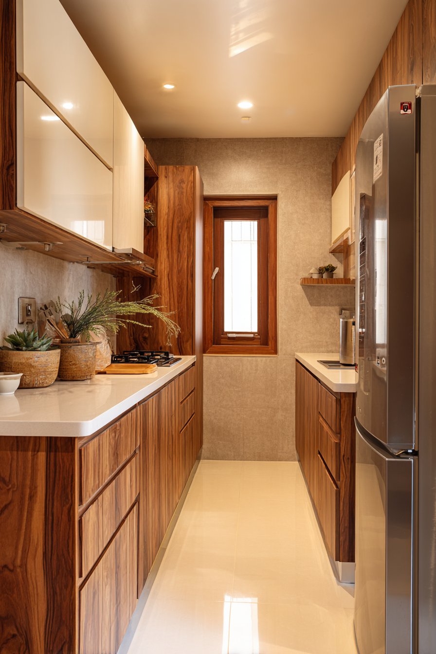 Warm Walnut and White Balance