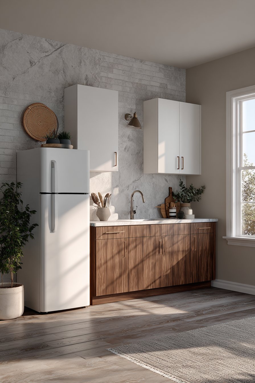 Warm Walnut and White Balance