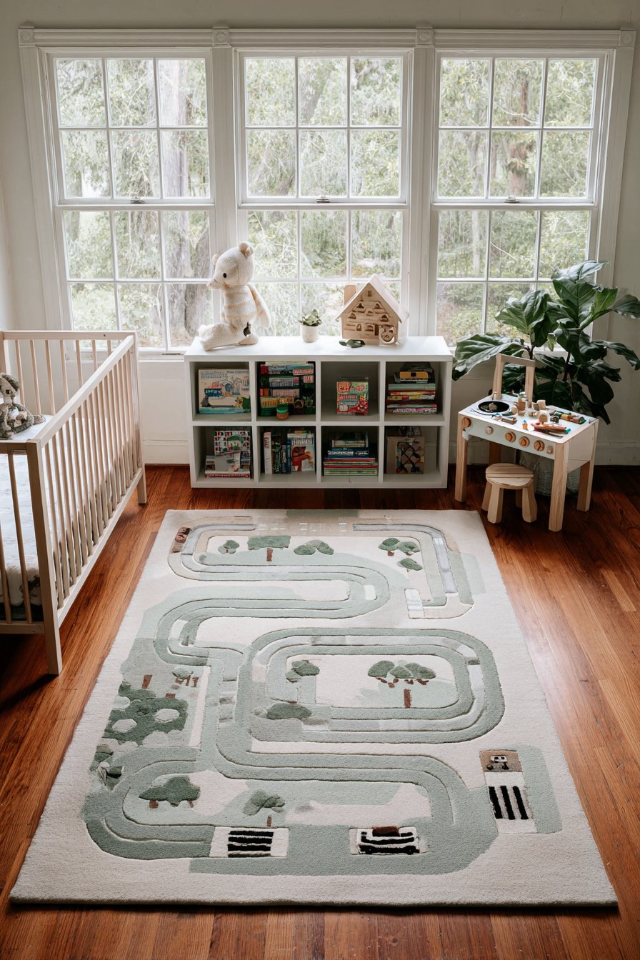 Playful Town Rug Anchor