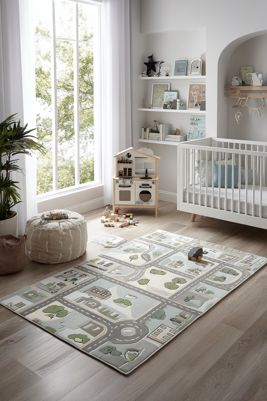 Playful Town Rug Anchor