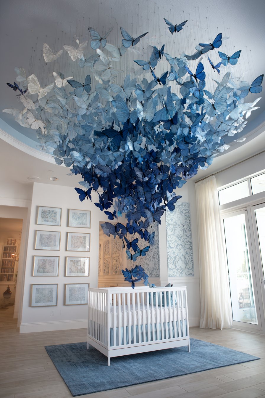 Dramatic Cascading Ceiling Installation