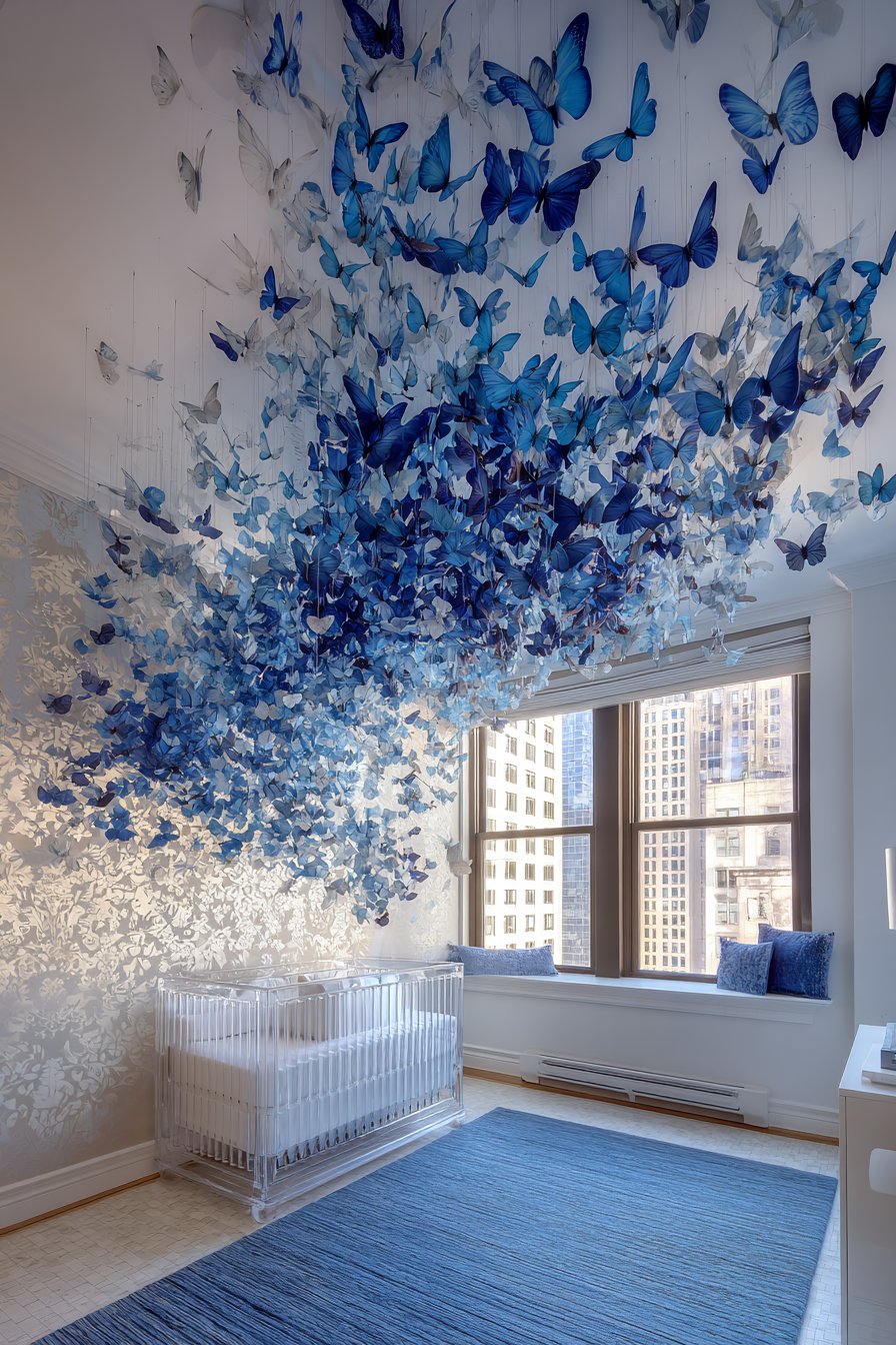 Dramatic Cascading Ceiling Installation