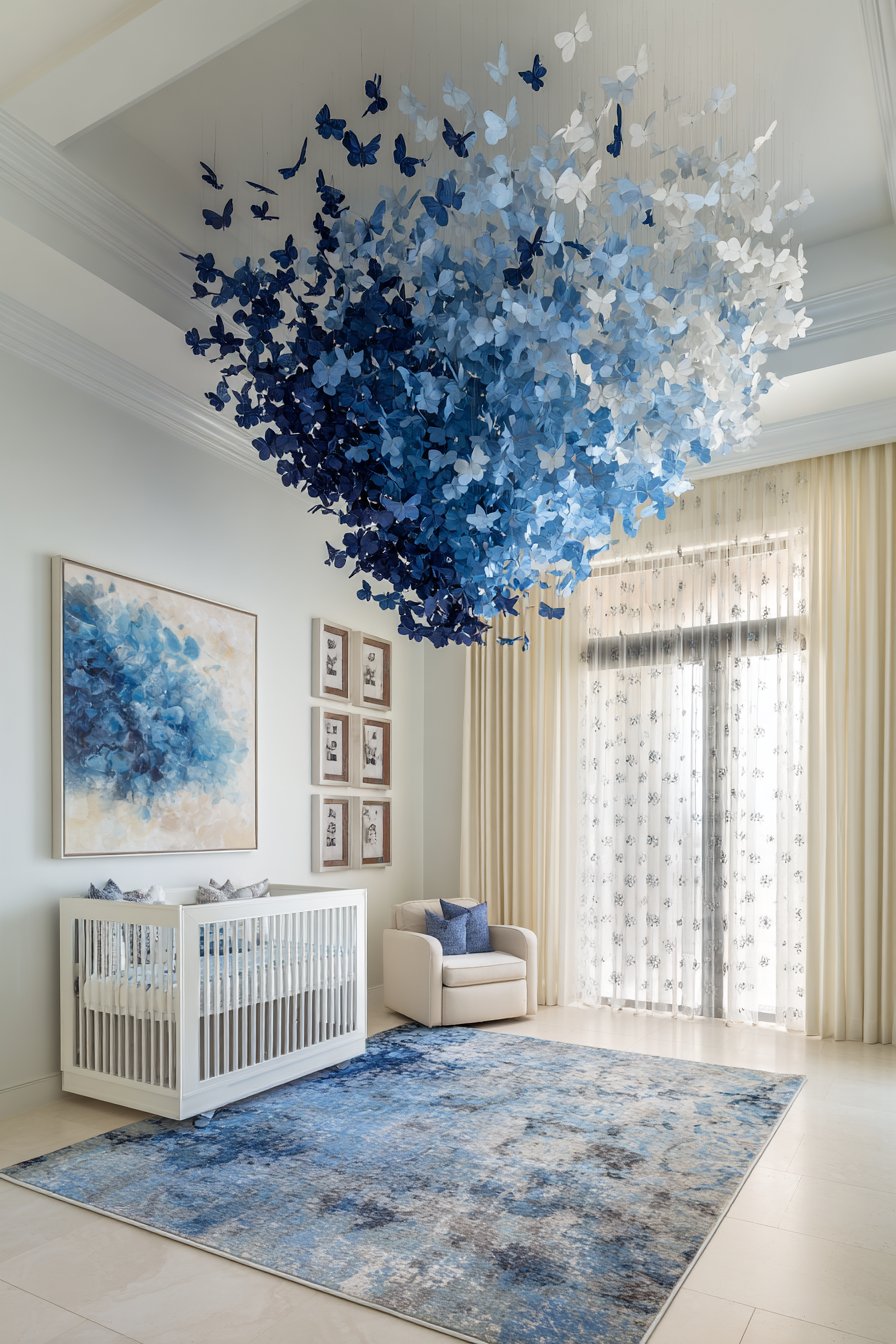 Dramatic Cascading Ceiling Installation