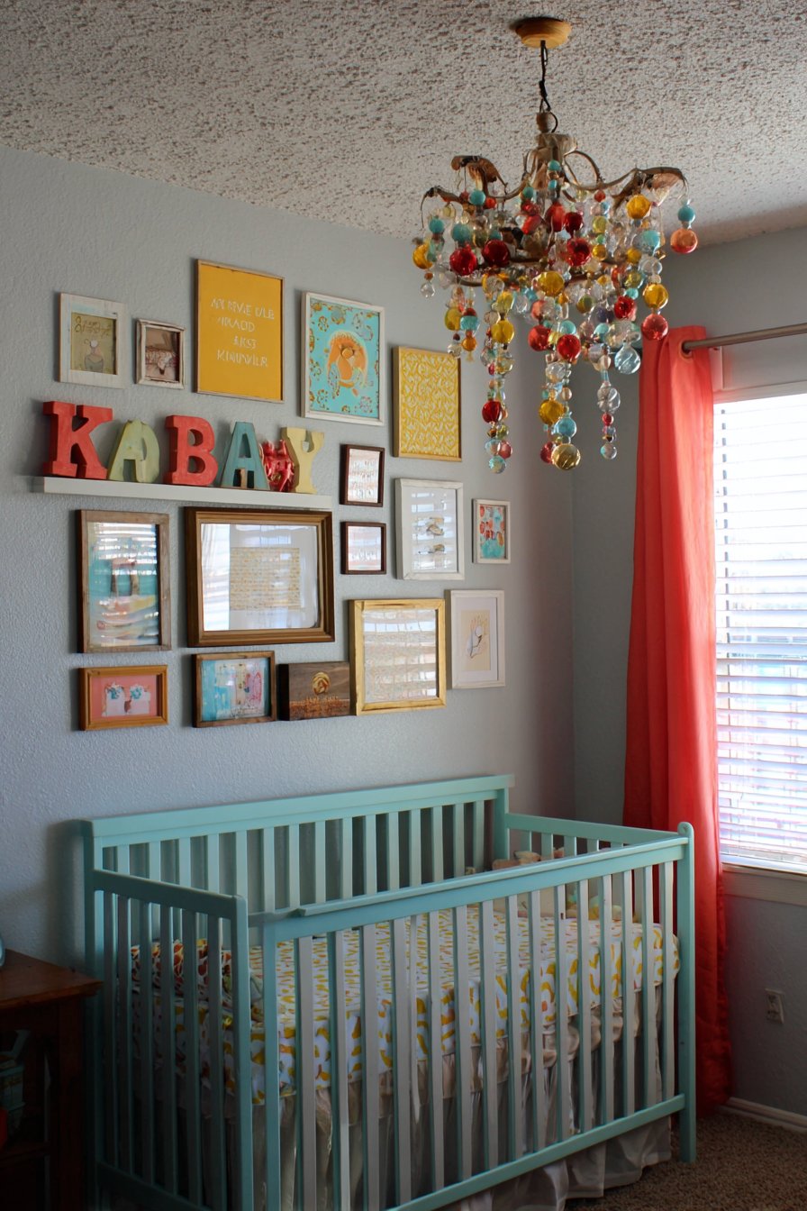 Gallery Wall Statement Above Crib