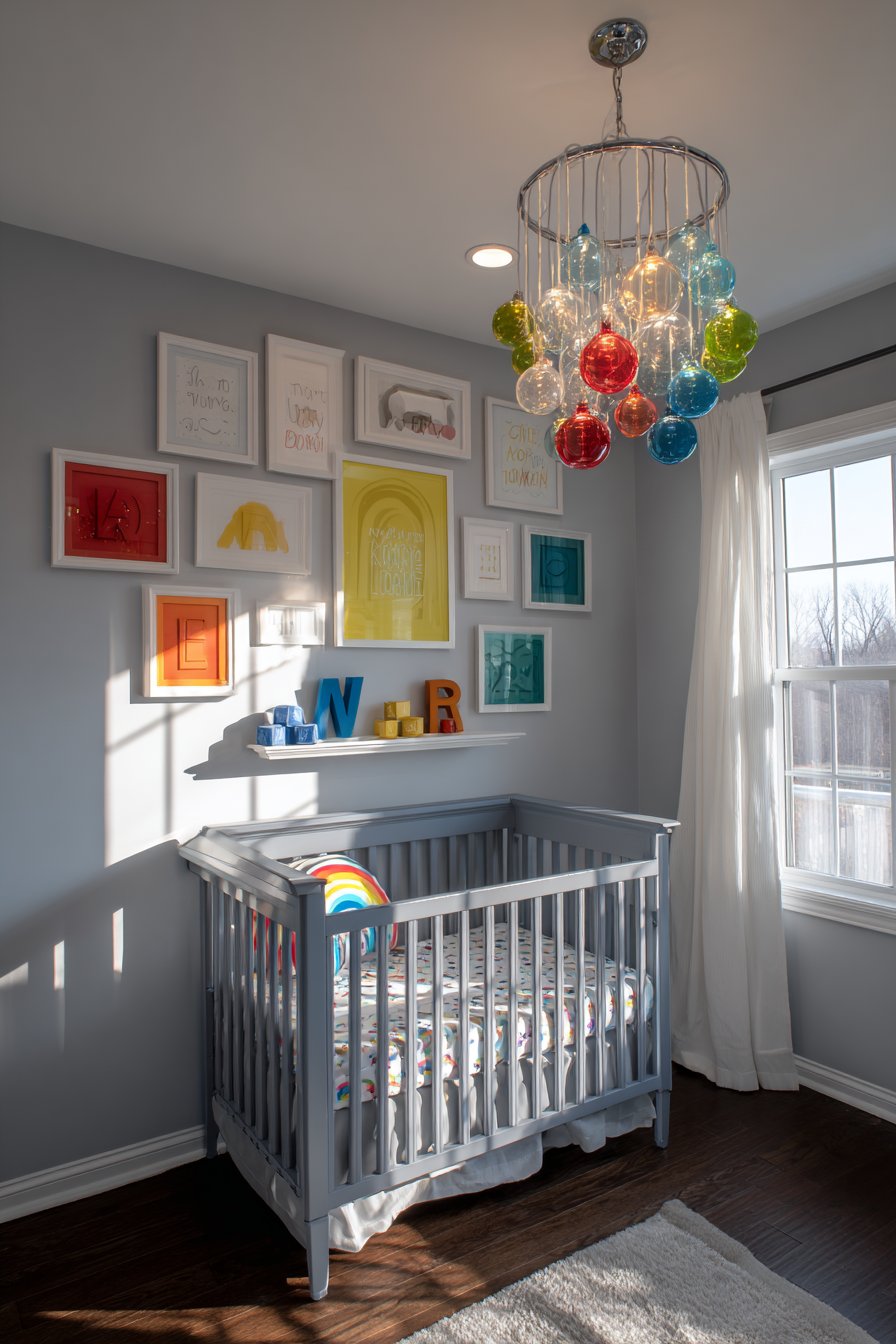 Gallery Wall Statement Above Crib