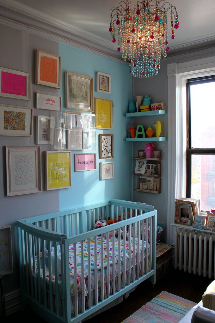 Gallery Wall Statement Above Crib