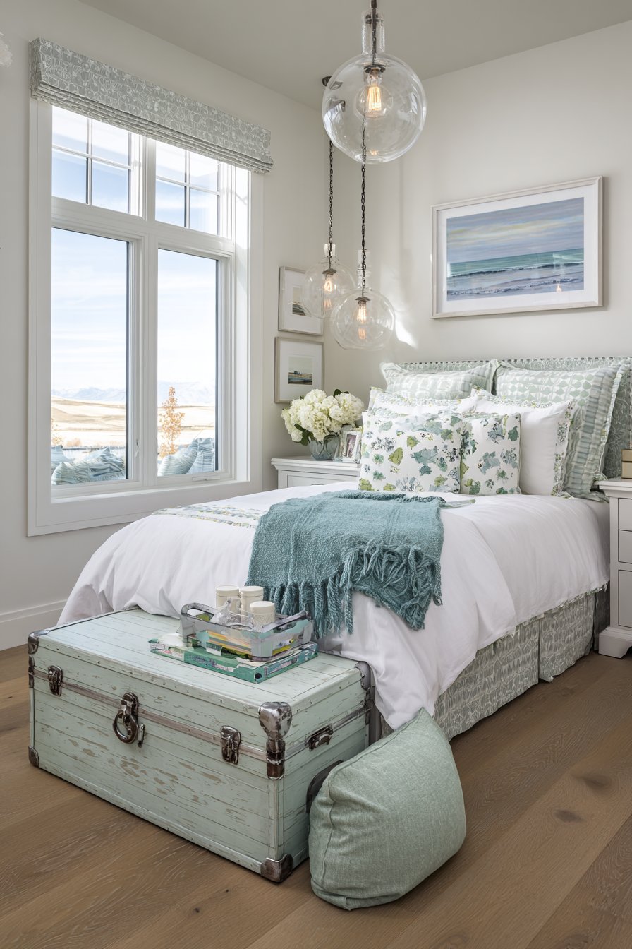 Artistic DIY Ombré Headboard