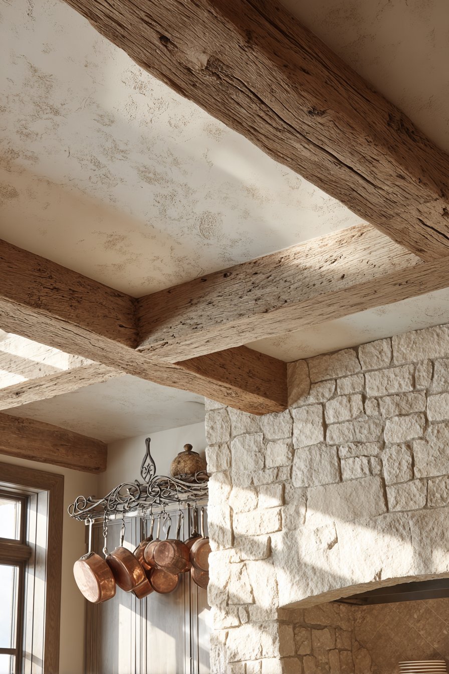 Exposed Beam Ceiling Character