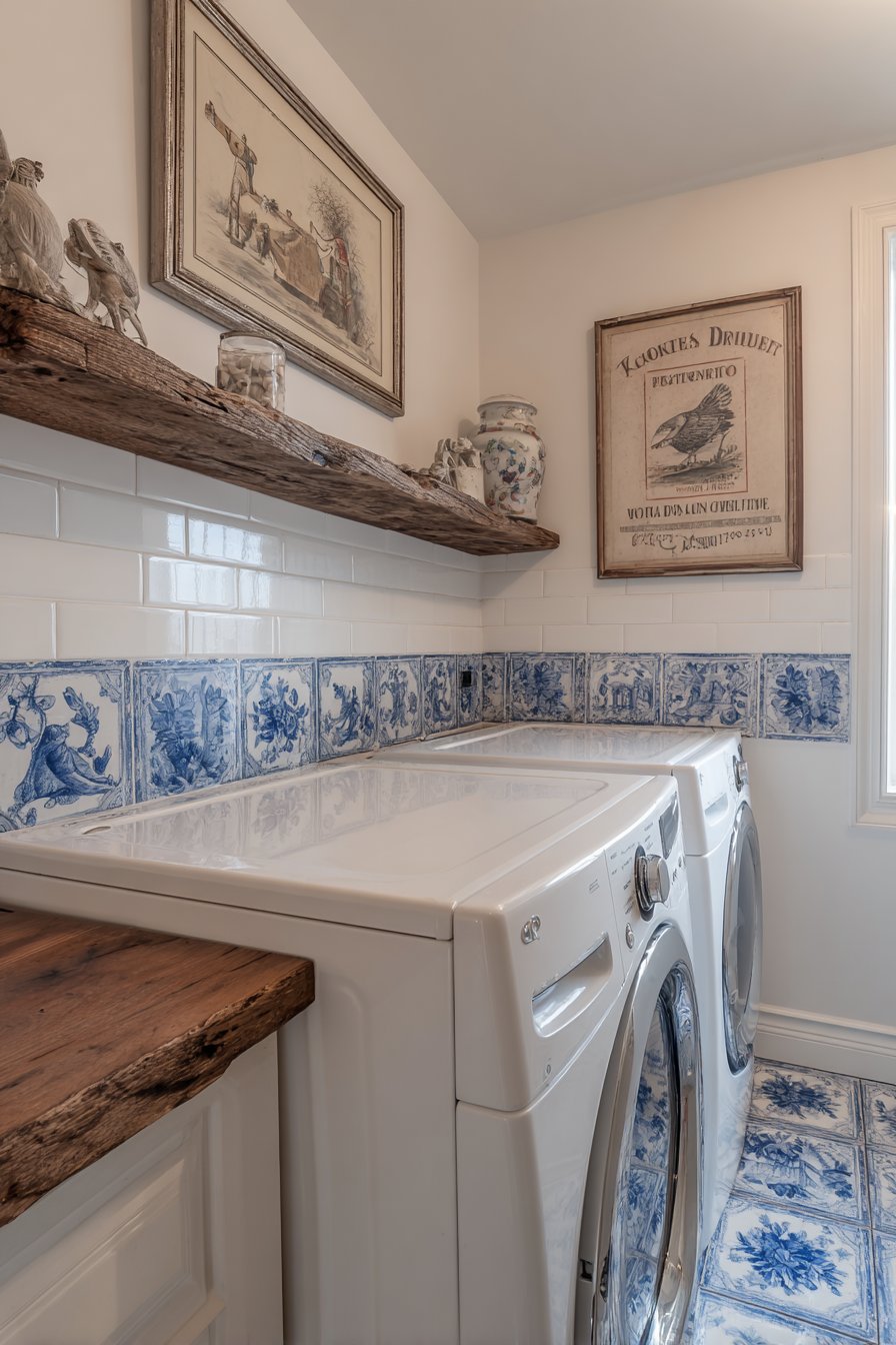 Portuguese Tile Feature Wall