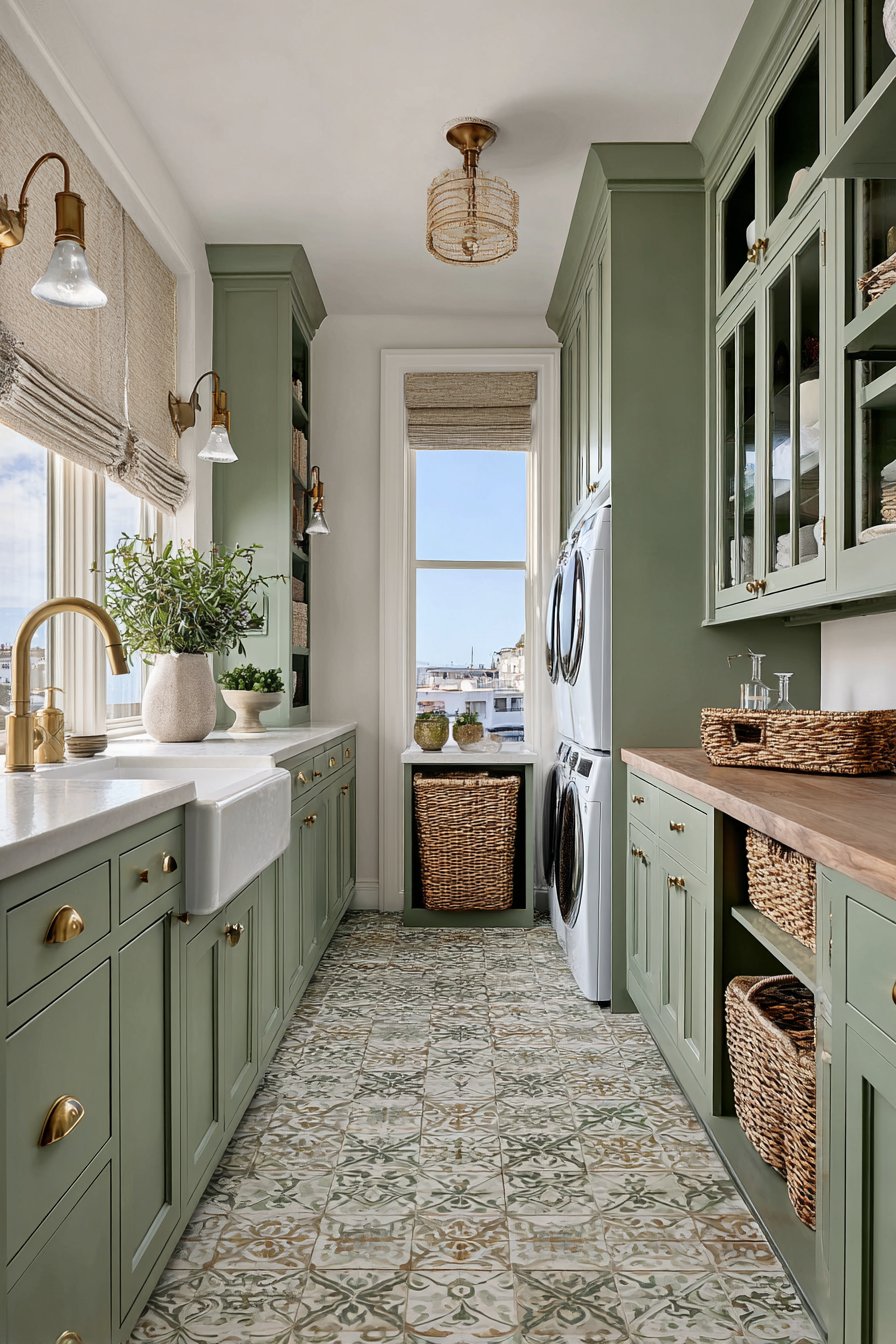 Sage Green Custom Elegance