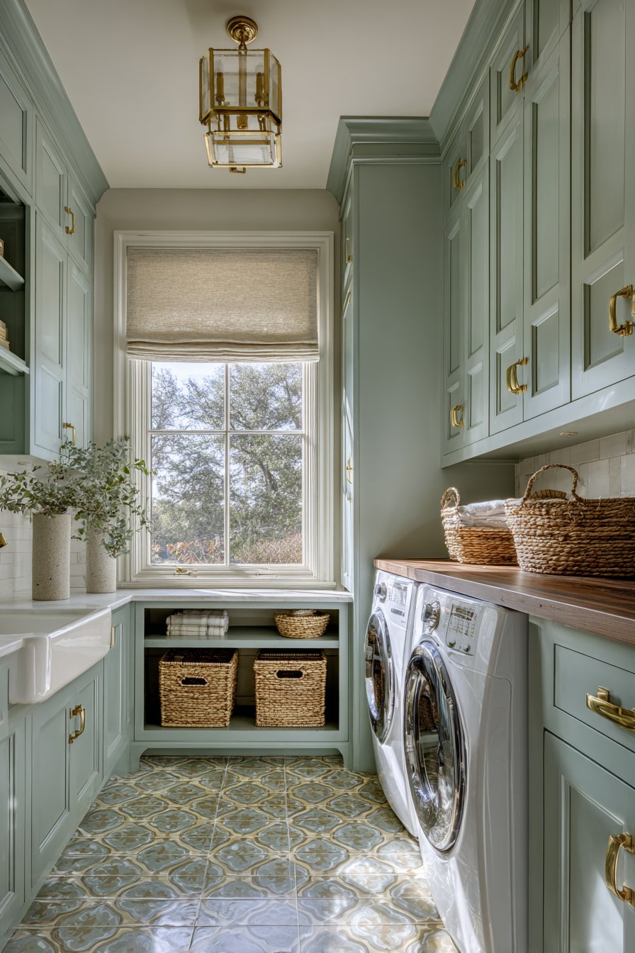 Sage Green Custom Elegance