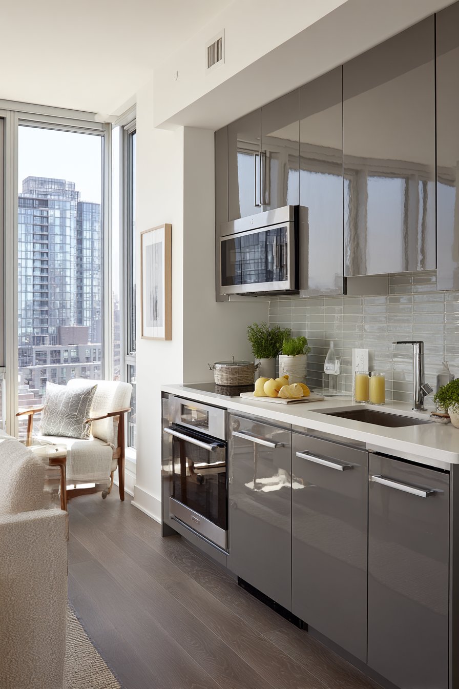 Taupe Studio Apartment Efficiency