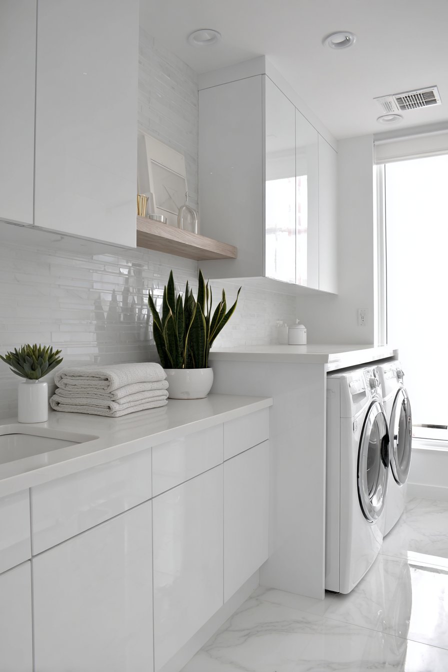 Minimalist All-White Serenity