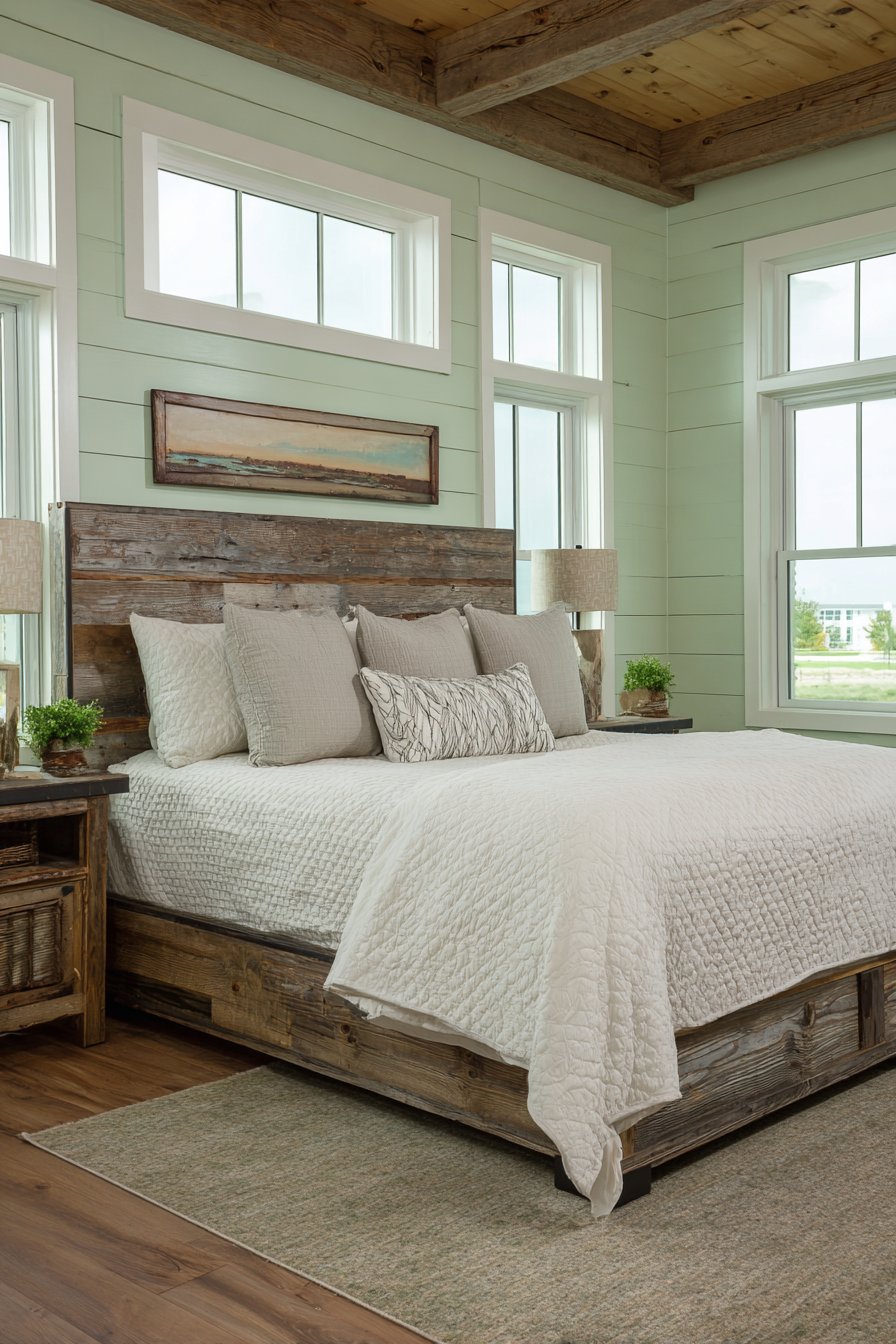 Painted Plank Wall Texture