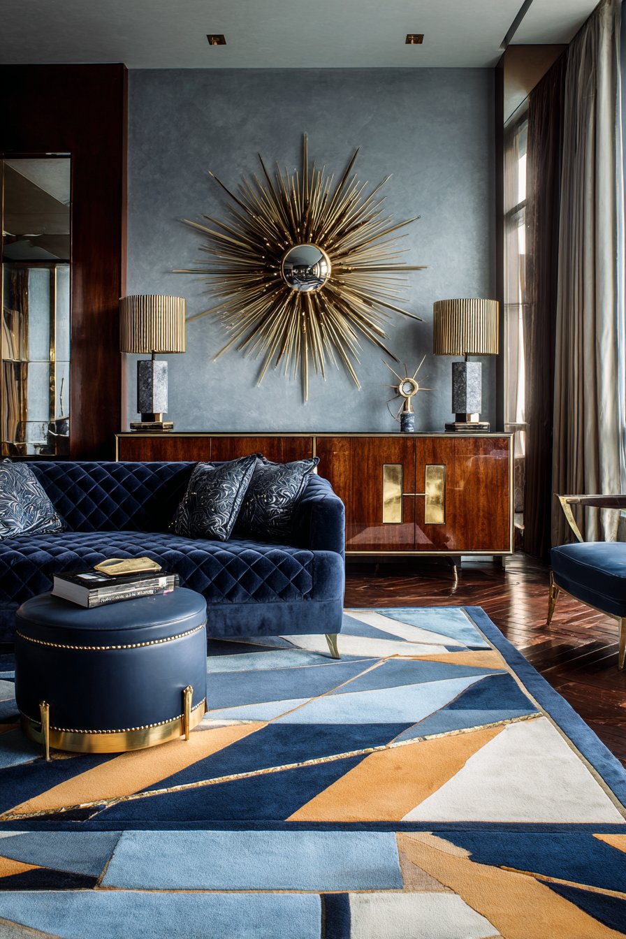 Art Deco Glamour with Geometric Patterns