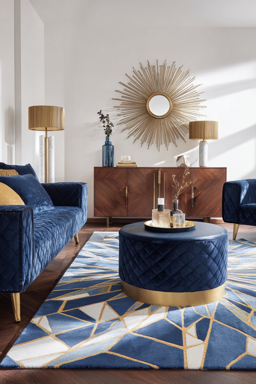 Art Deco Glamour with Geometric Patterns