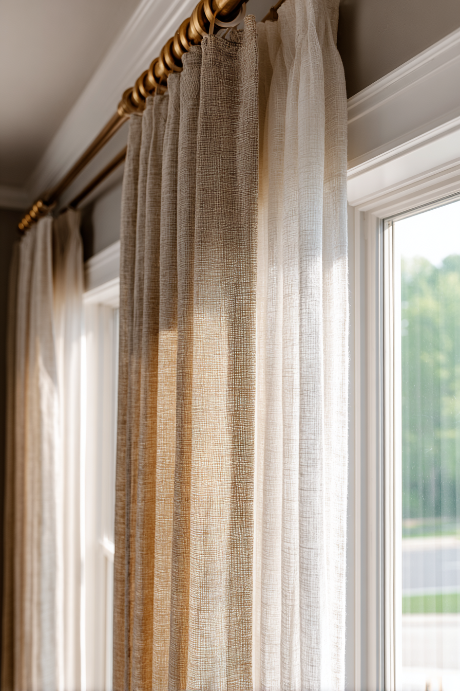 Sophisticated Layered Window Treatments