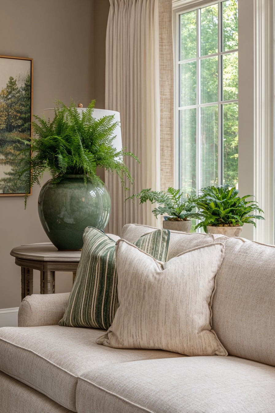 Layered Window Treatment Elegance