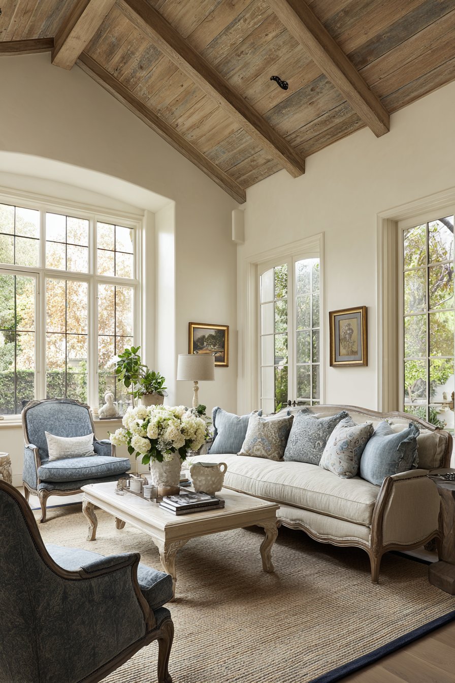 French Provincial White Elegance