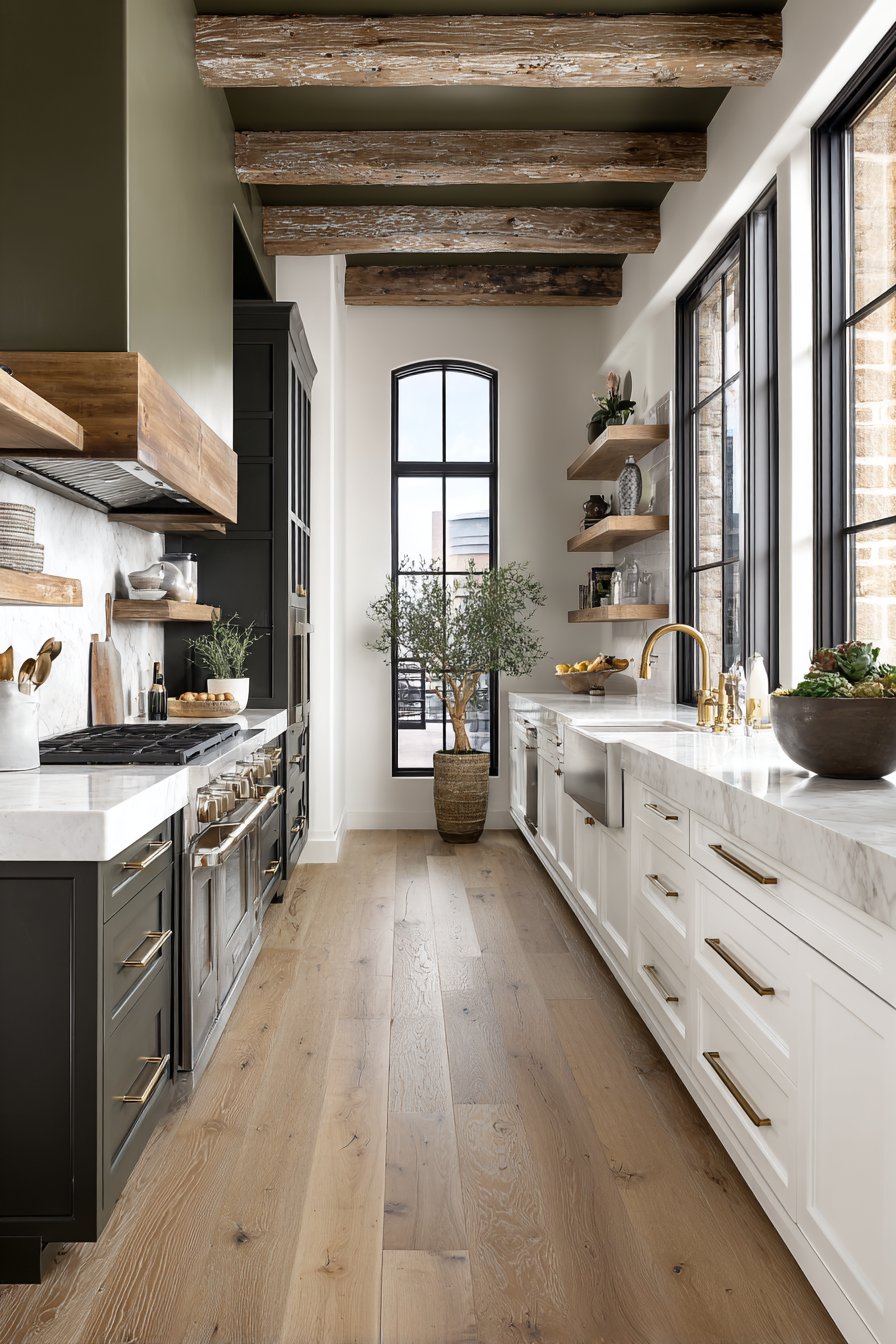 Olive Green Ceiling Statement