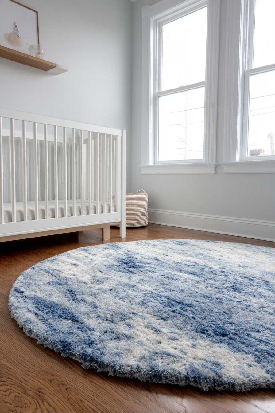 Layered Flooring with Lunar Texture