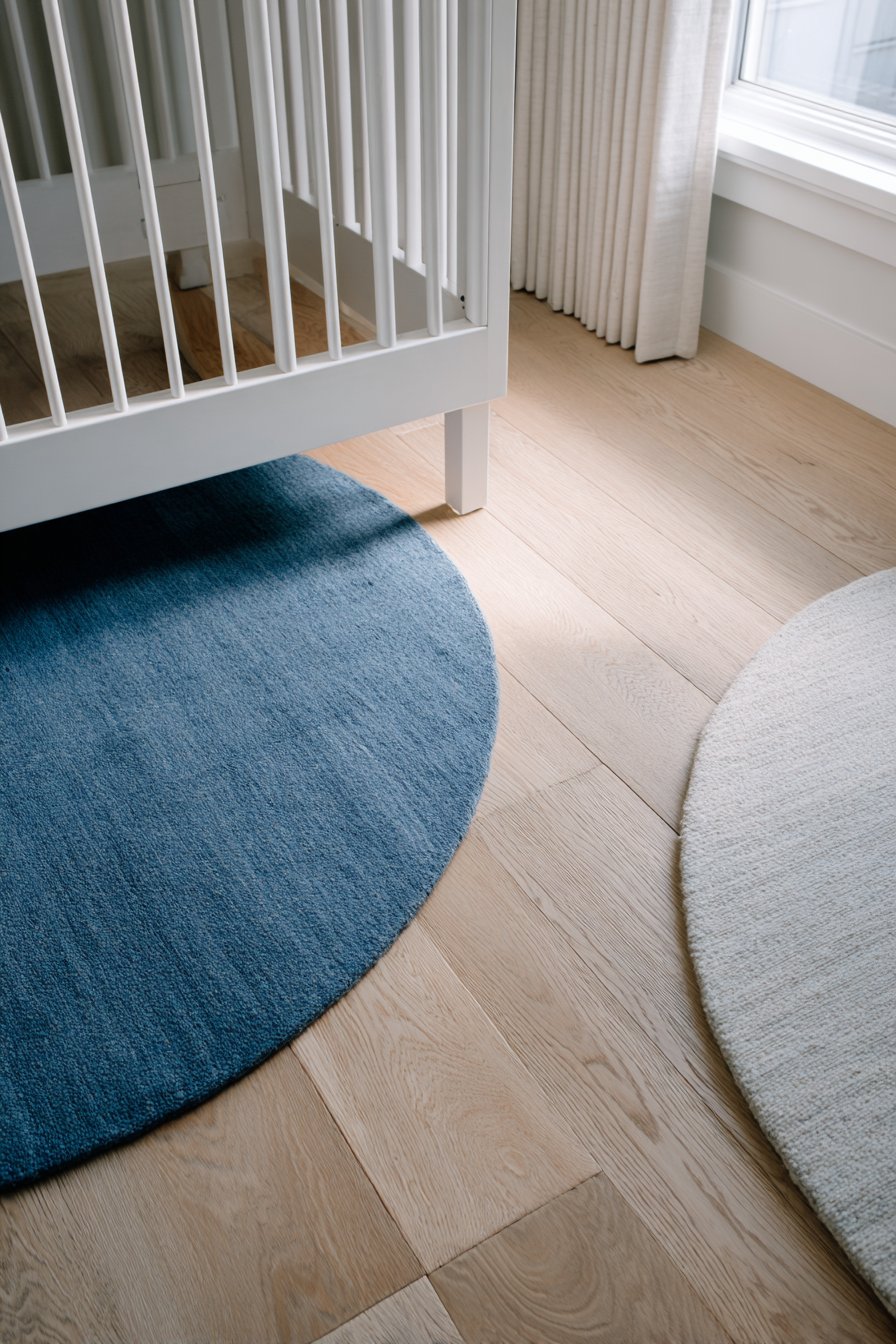 Layered Flooring with Lunar Texture