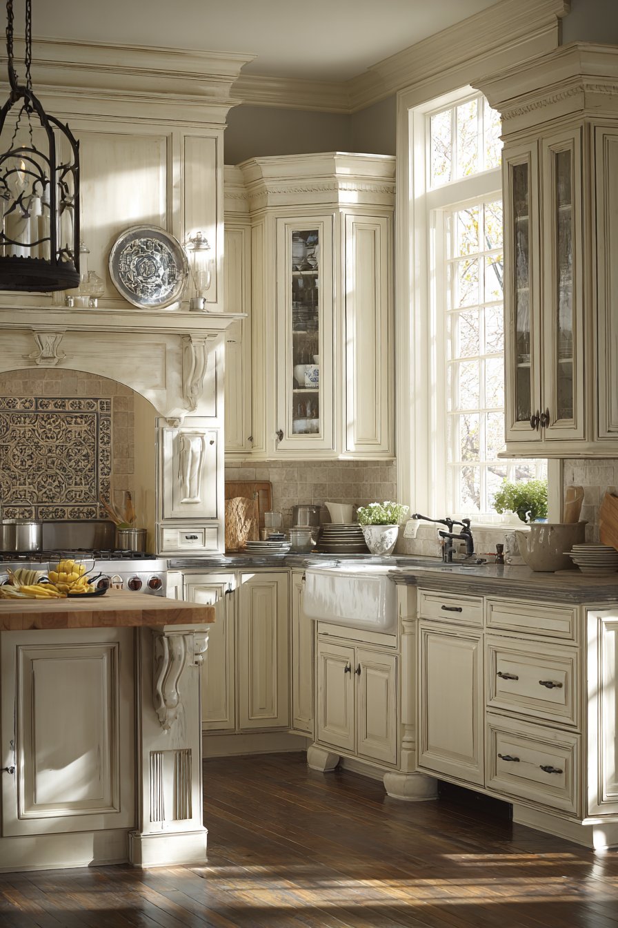 Traditional Antique White Charm