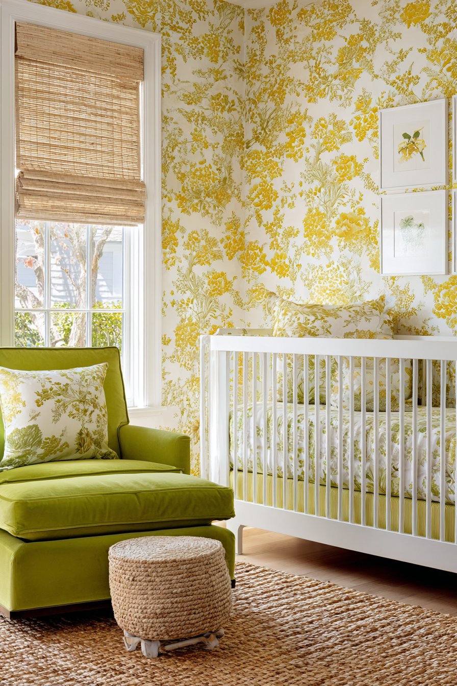 Gender-Neutral Butterscotch with Sage Accents