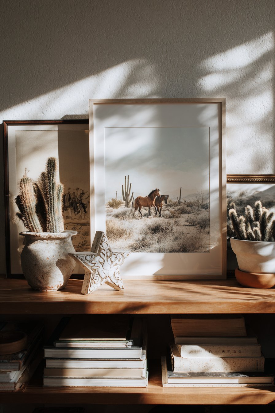 Curated Gallery Wall with Western Prints