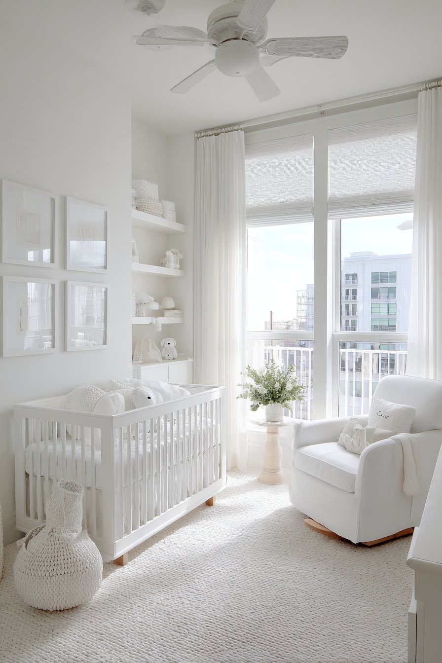 White Rattan Ceiling Fan Elegance