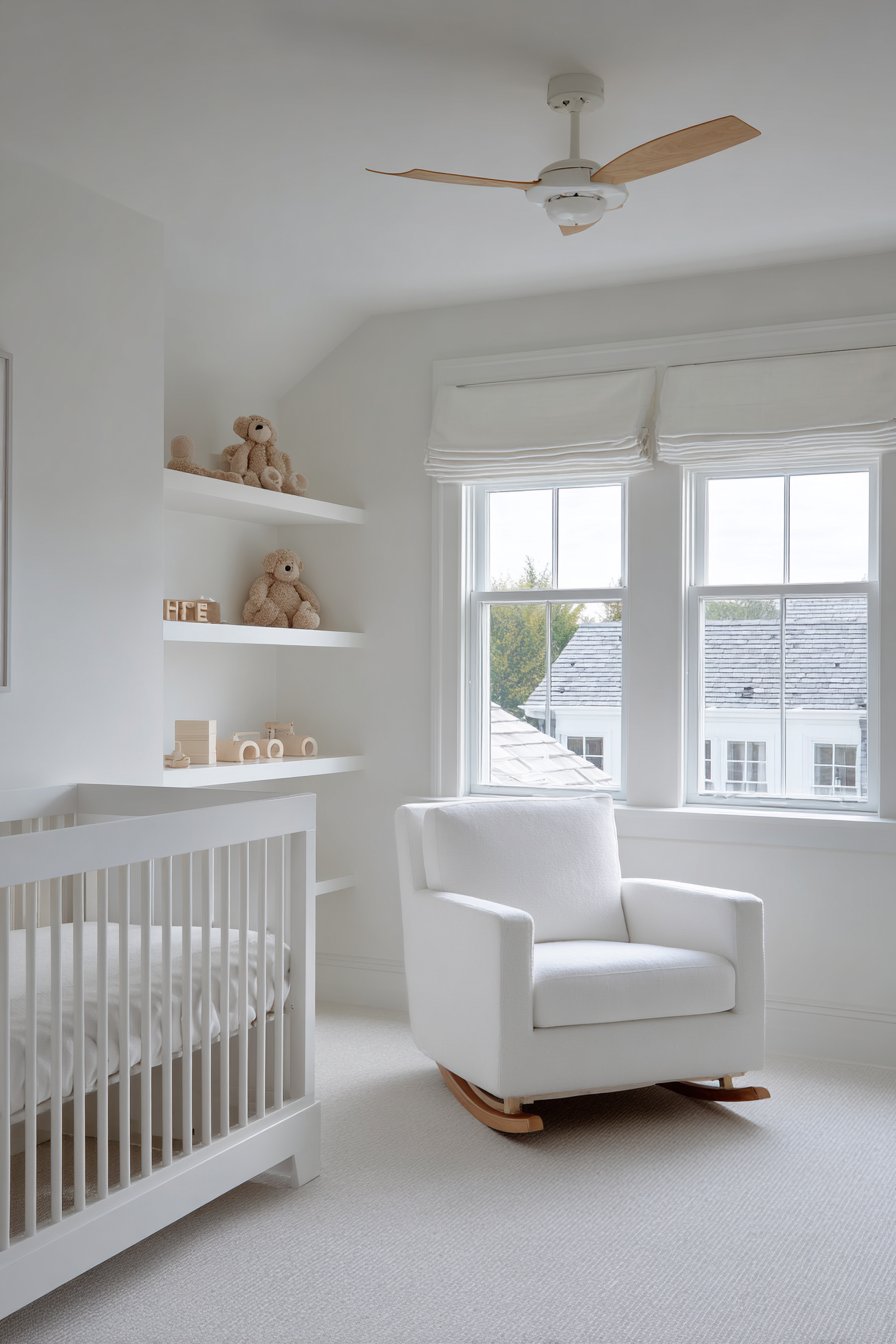 White Rattan Ceiling Fan Elegance