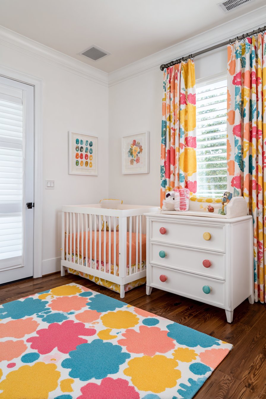 Bold Abstract Curtain Statement