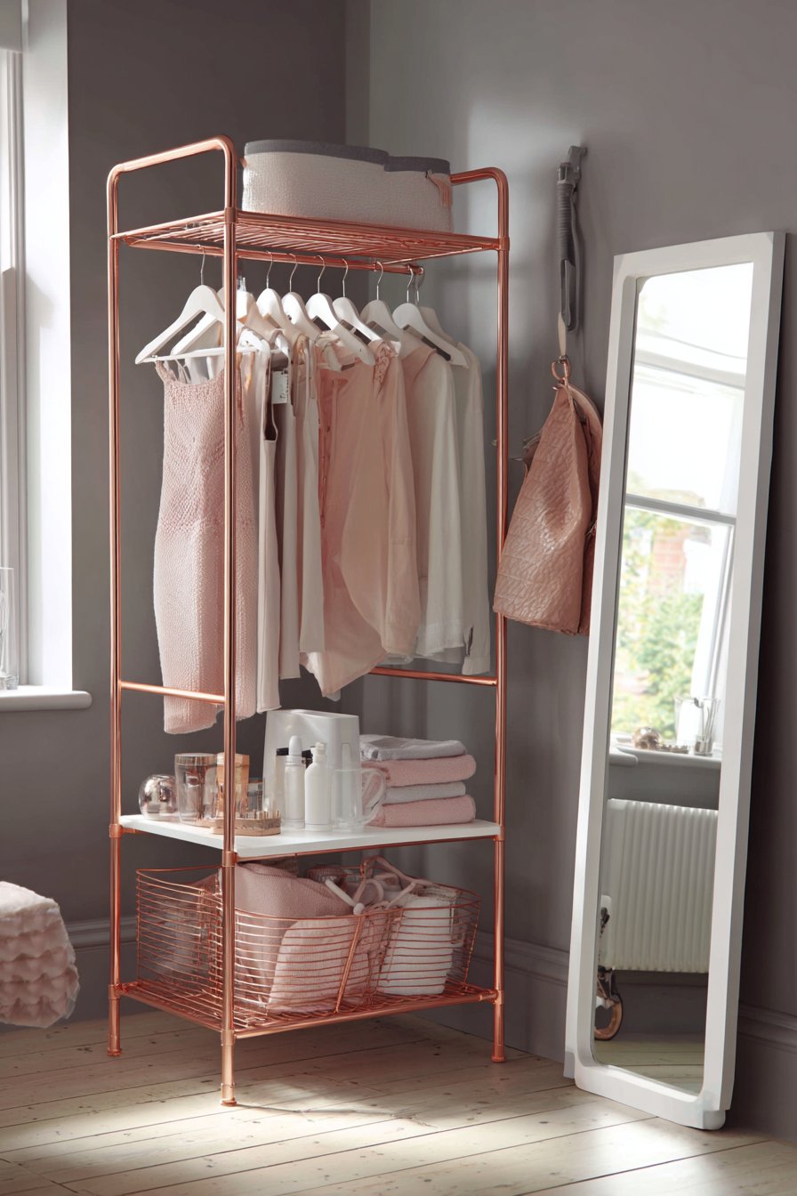 Fashion-Forward Clothing Rack Display