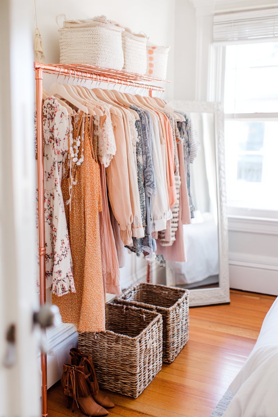 Fashion-Forward Clothing Rack Display