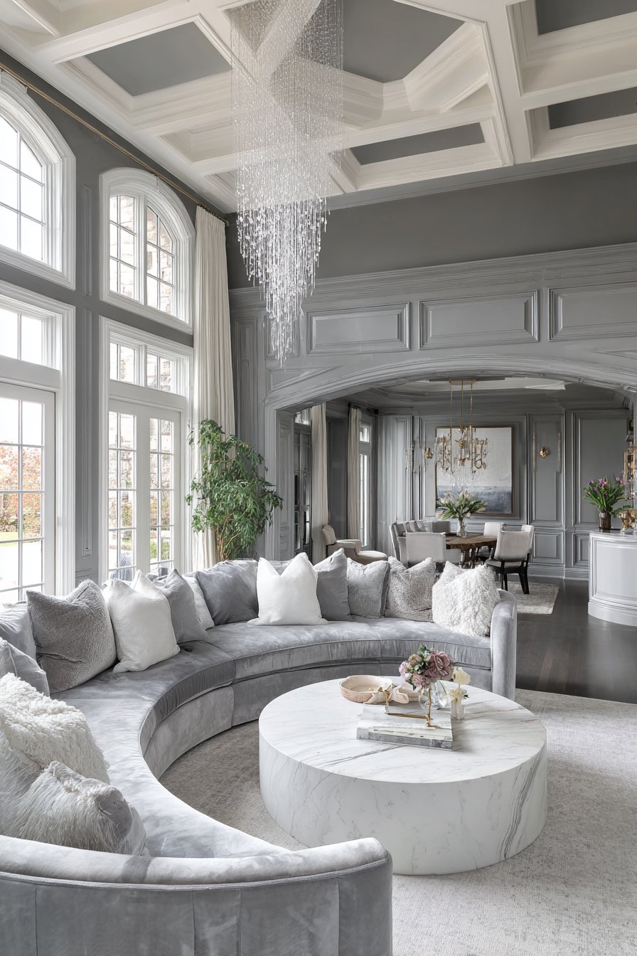Sophisticated Monochromatic Grey Palette