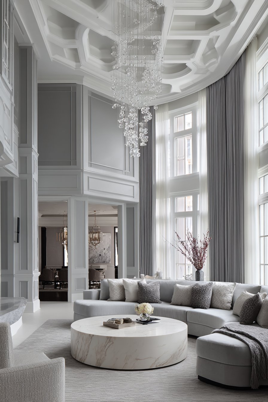Sophisticated Monochromatic Grey Palette