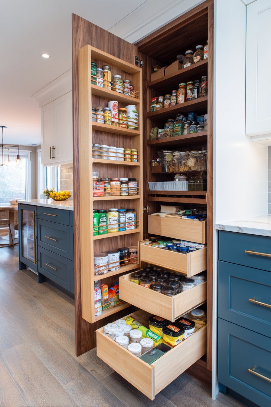 Walk-In Pantry Organization System