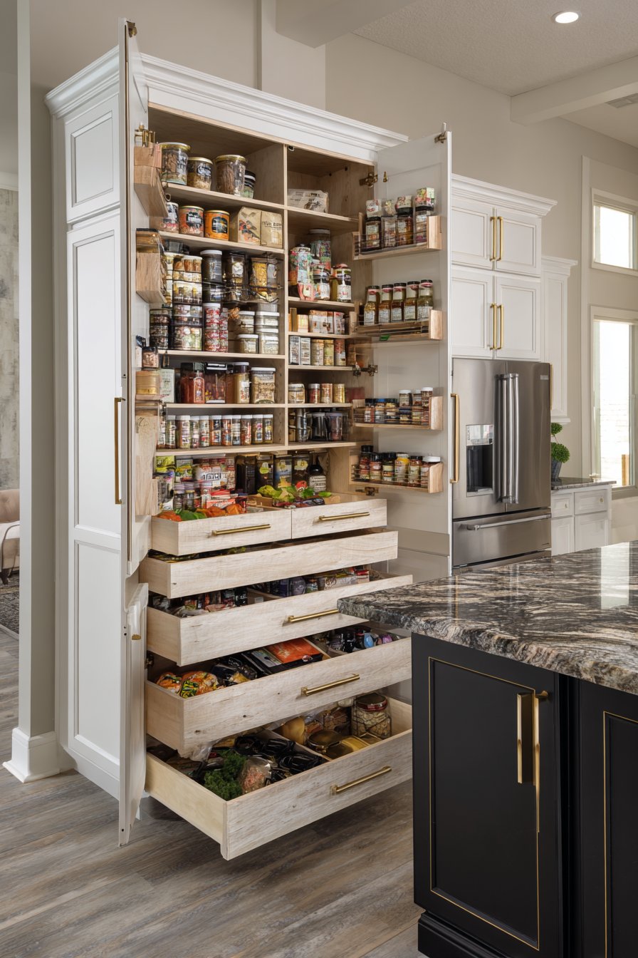 Walk-In Pantry Organization System
