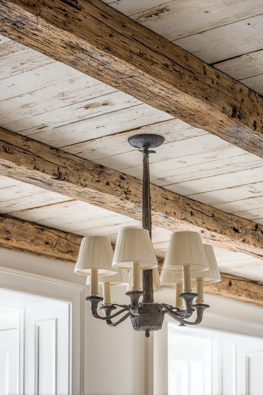 Exposed Beam Ceiling Detail