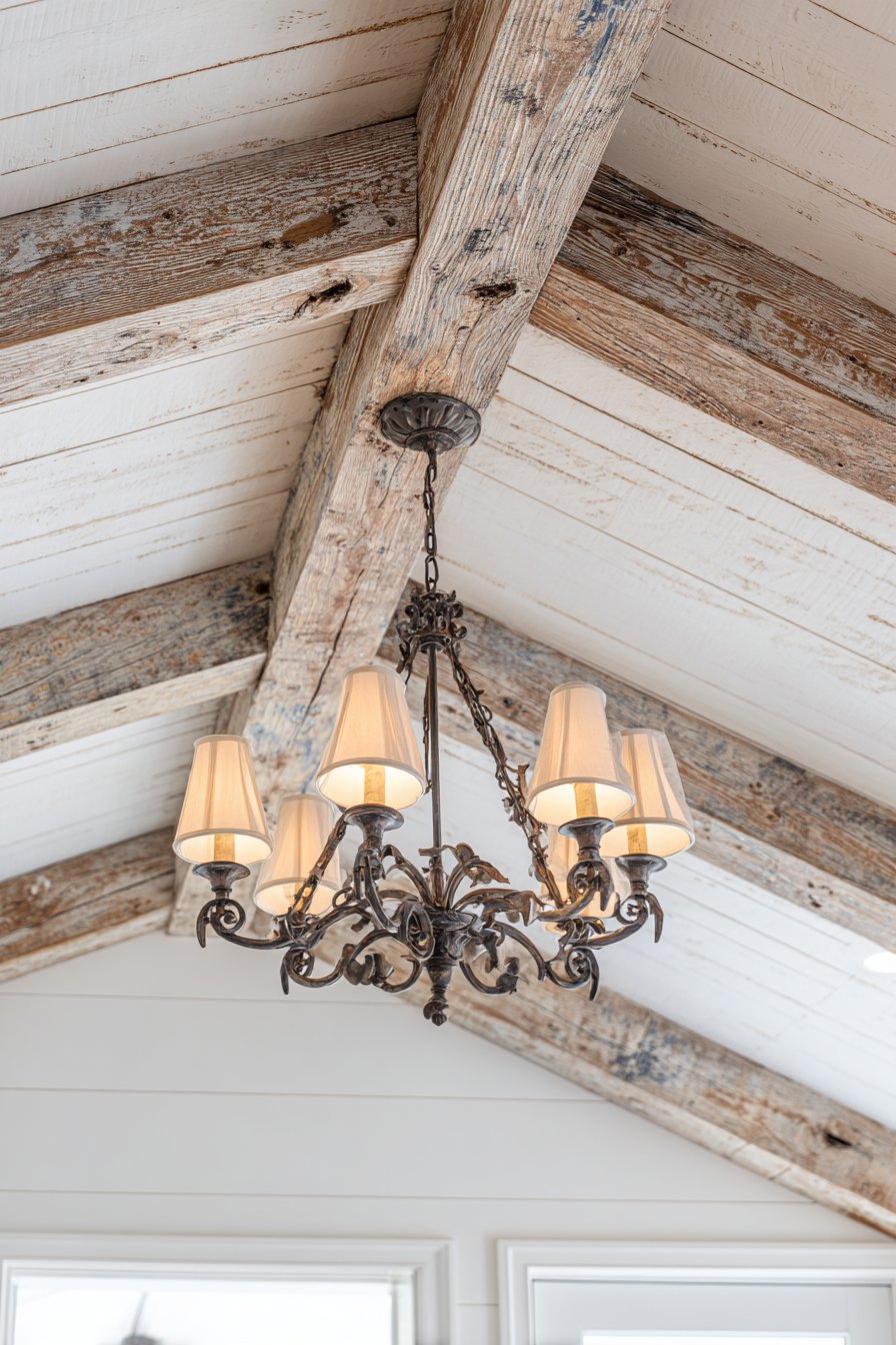 Exposed Beam Ceiling Detail