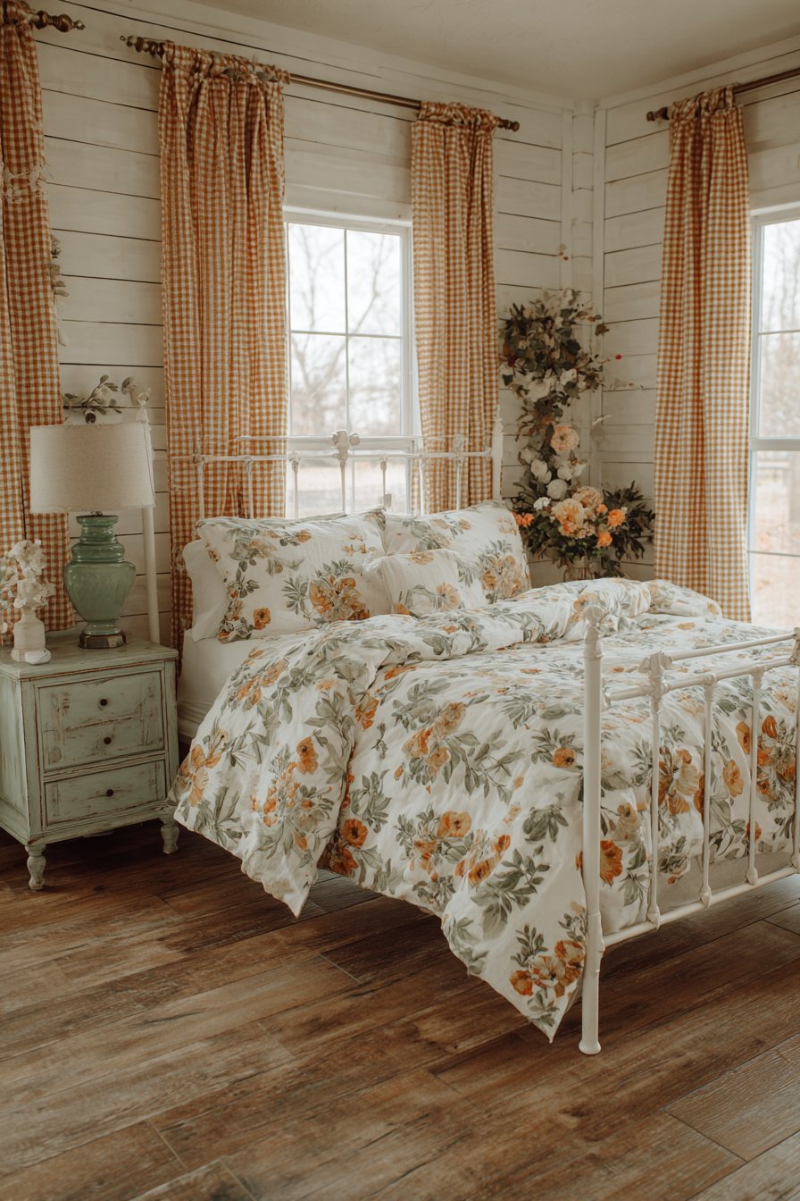 Cottage Mint and Poppy Romance