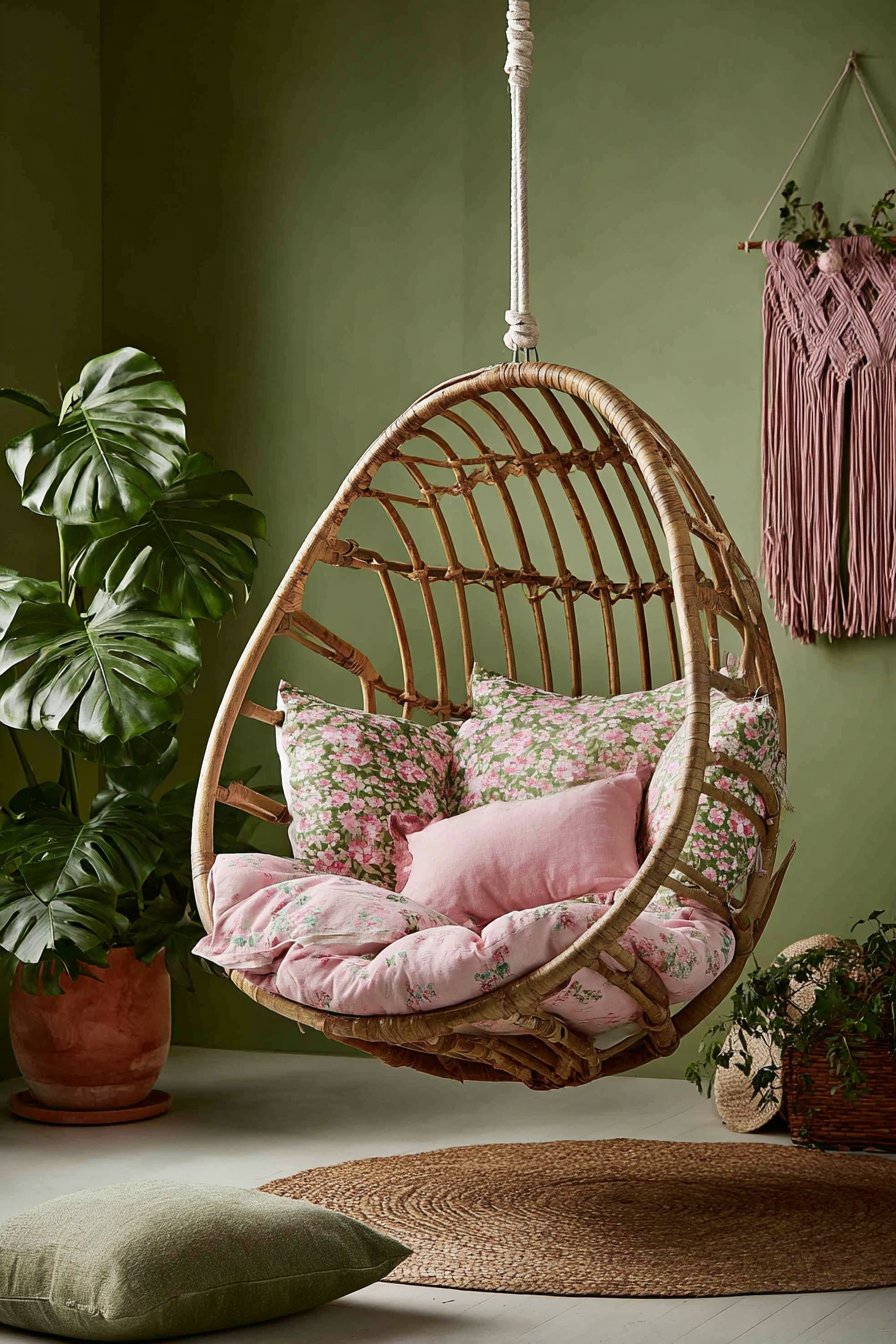 Bohemian Hanging Chair Corner