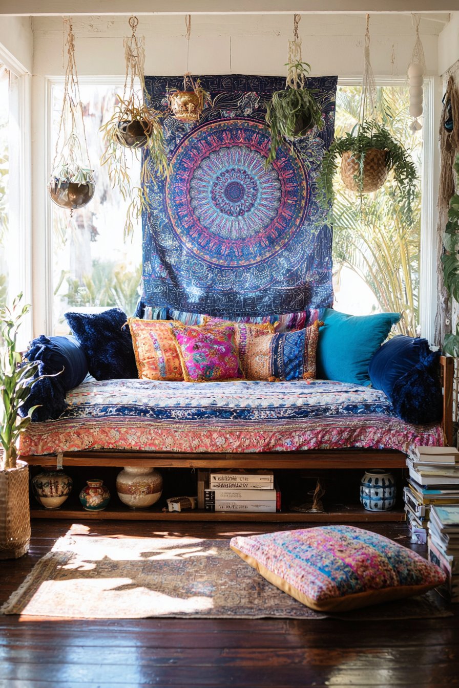 Daybed Textile Layers