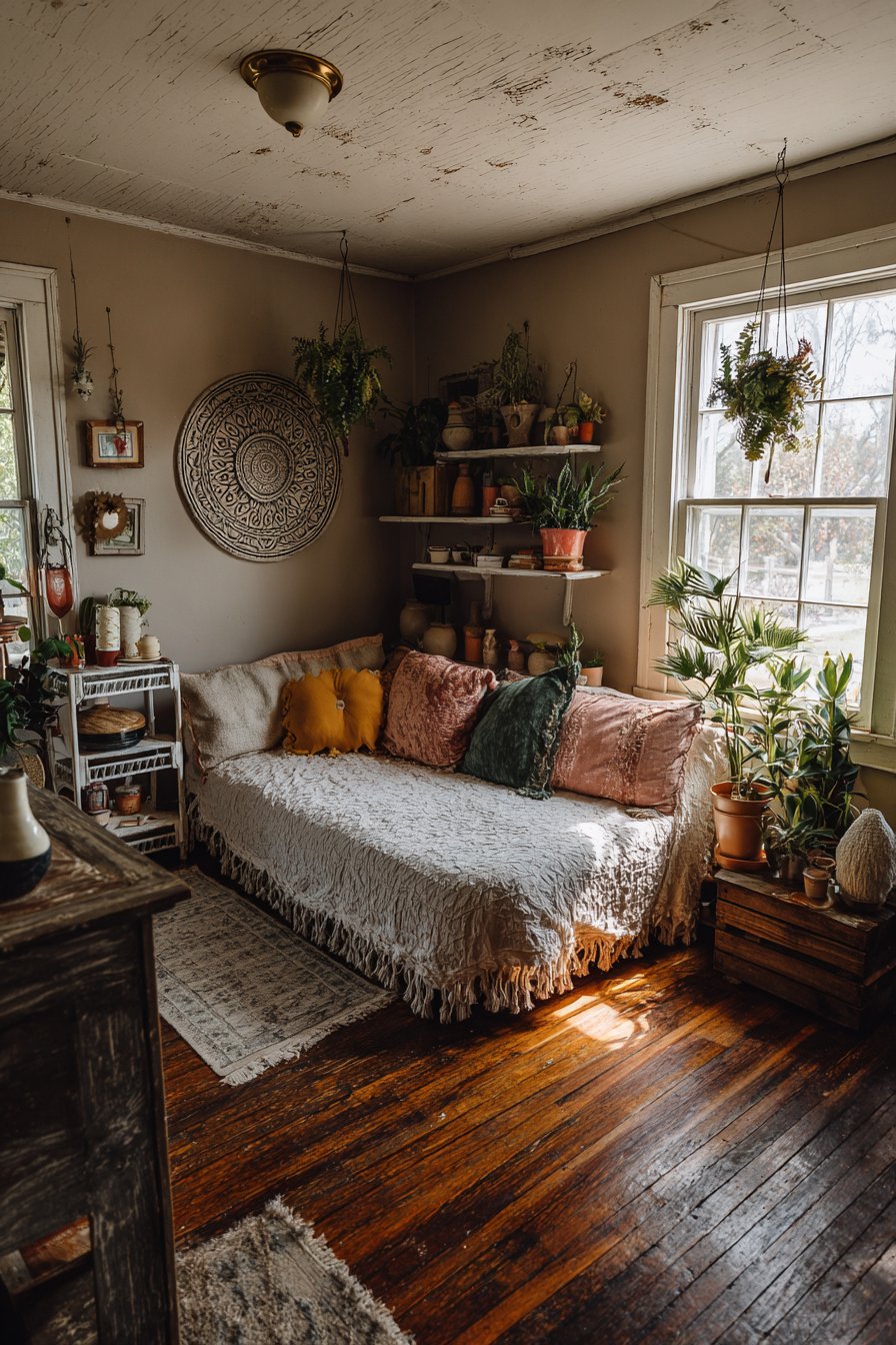 Daybed Textile Layers