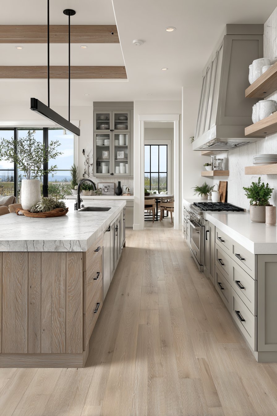 Narrow Galley Kitchen Island