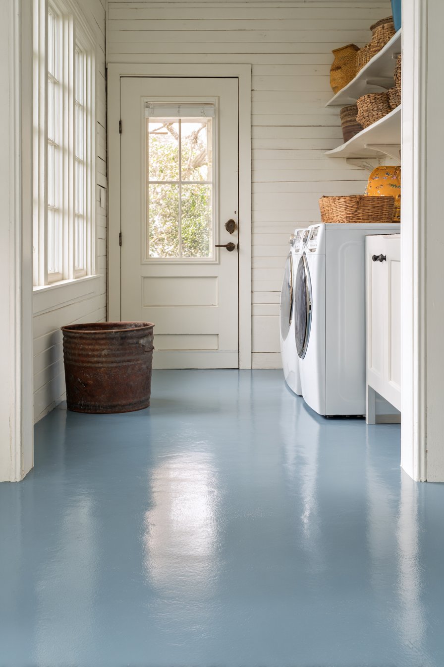 Farmhouse Painted Concrete