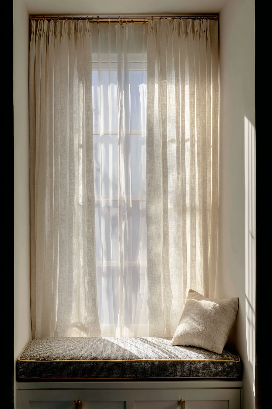 Window Treatment Elegance with Built-In Functionality