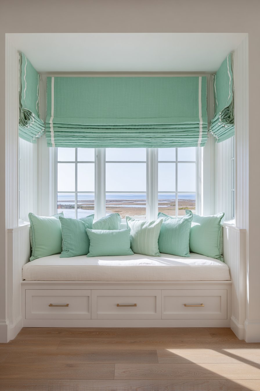 Custom Roman Shade Elegance